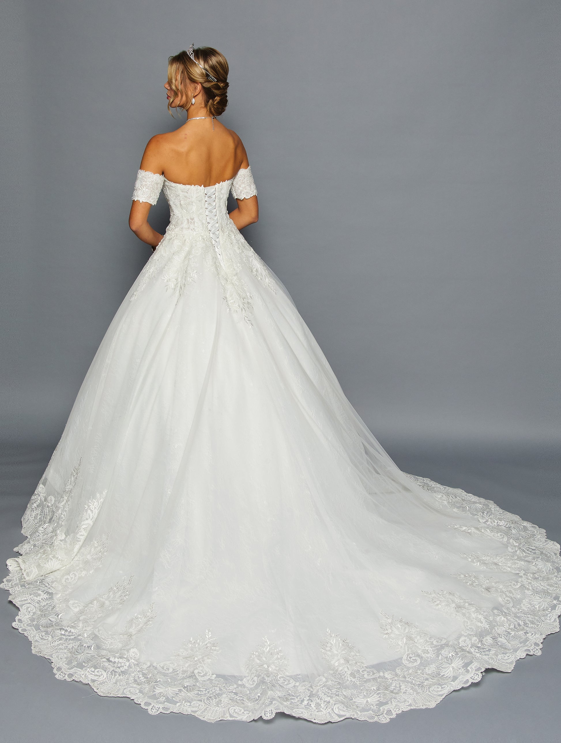 Off-Shoulder Sweetheart Ball Gown Gown by Bridal 46294