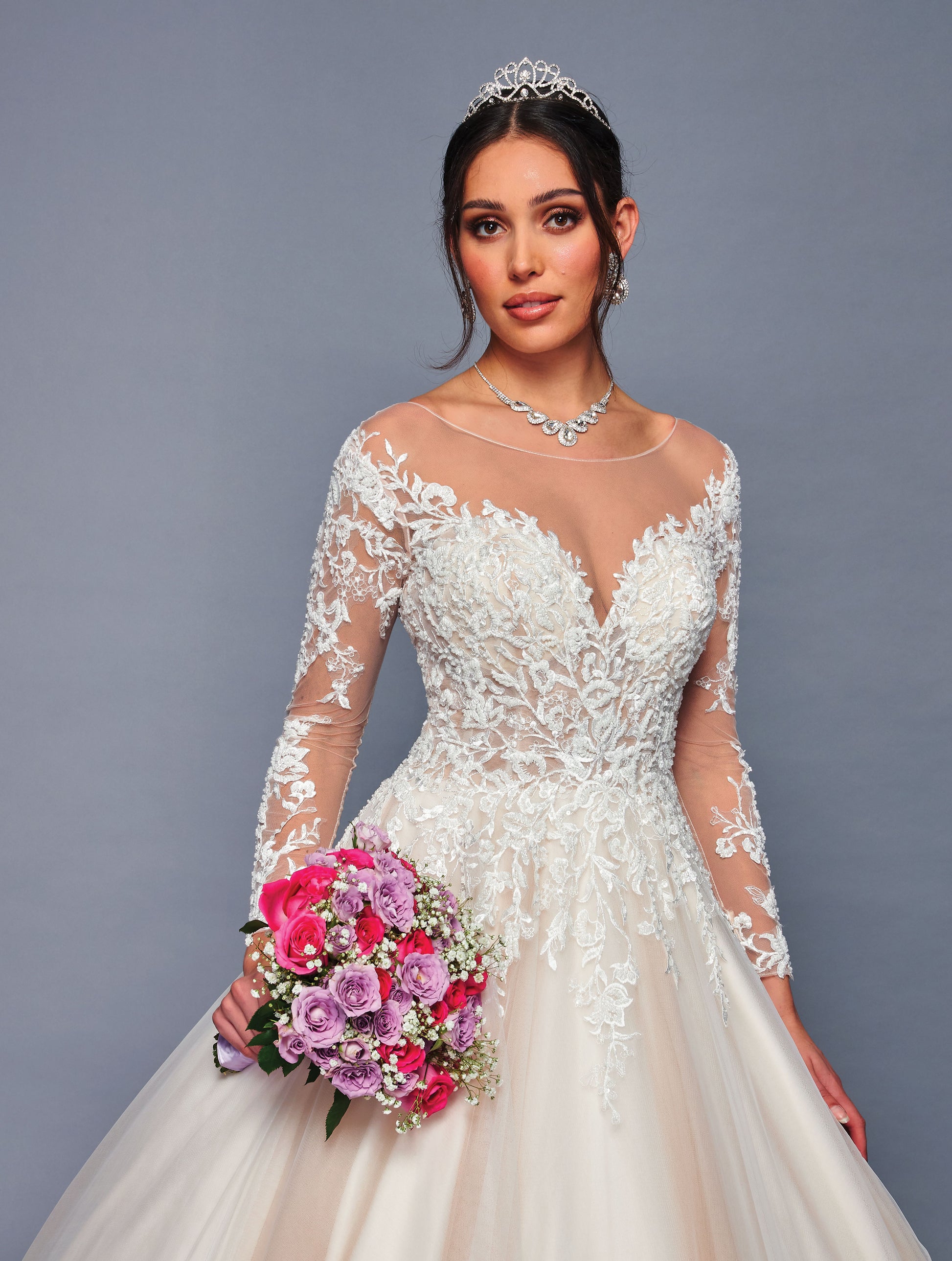 Long sleeves  by Bridal 47886