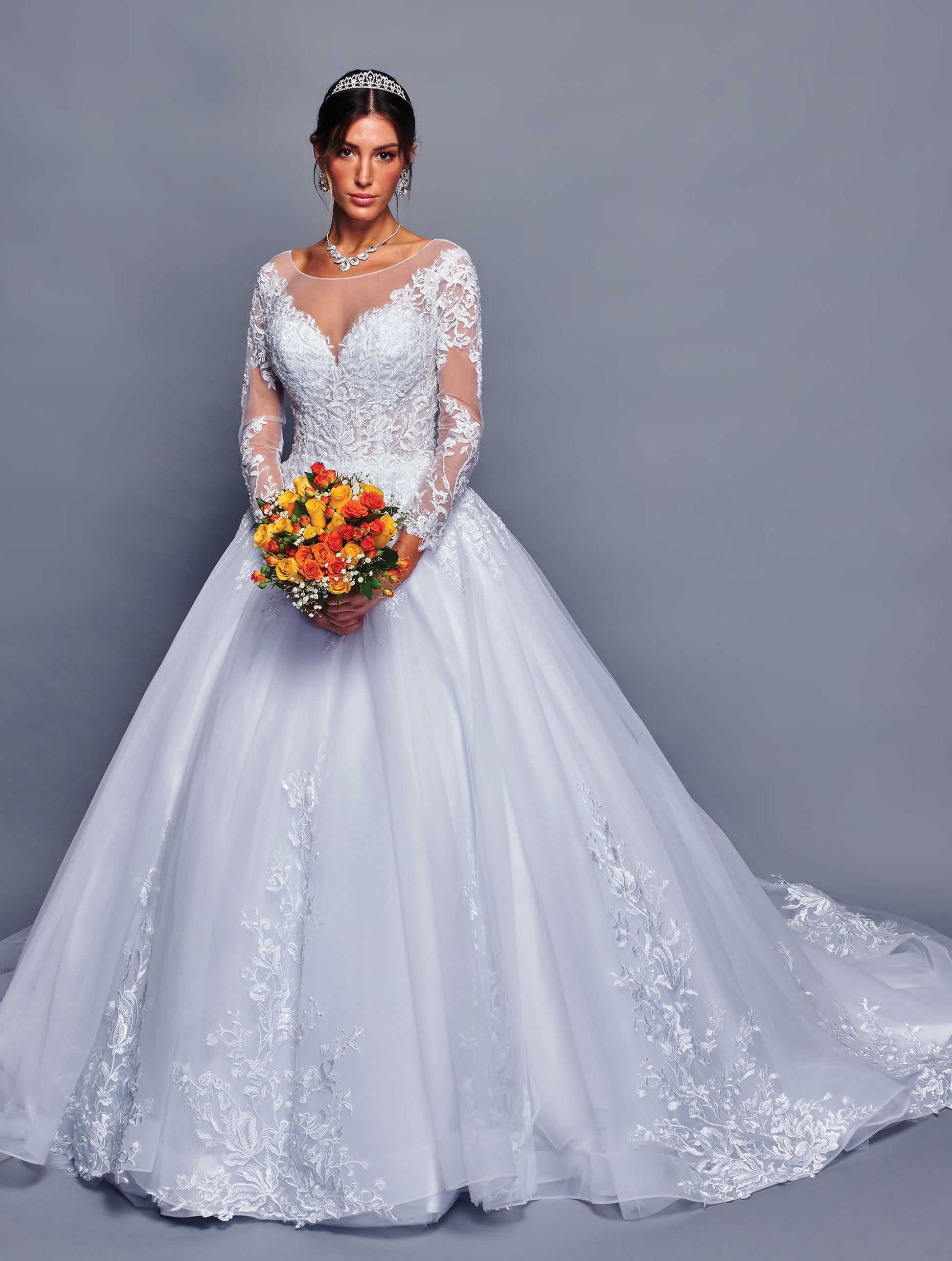 Long sleeves  by Bridal 47886