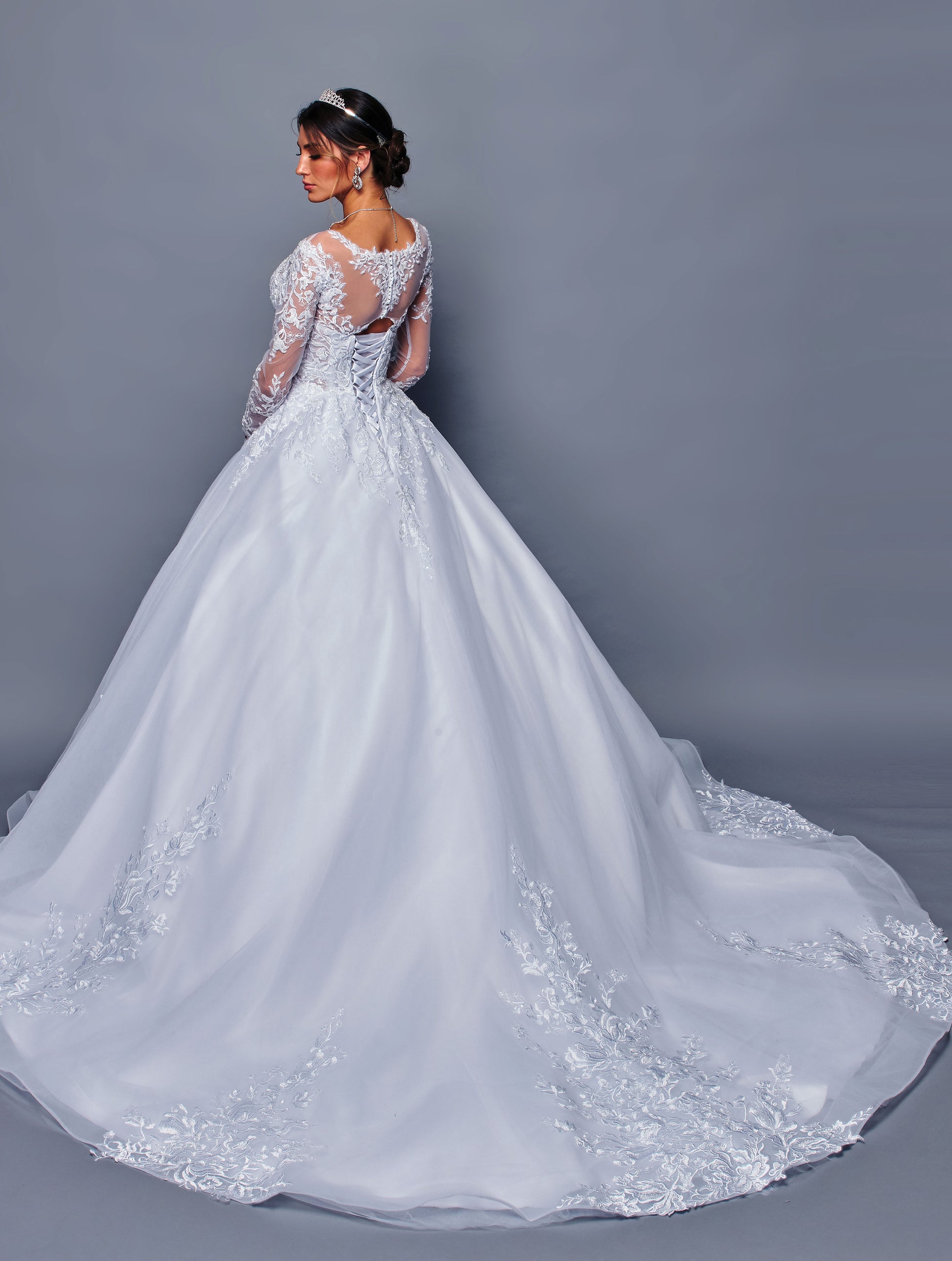 Long sleeves  by Bridal 47886