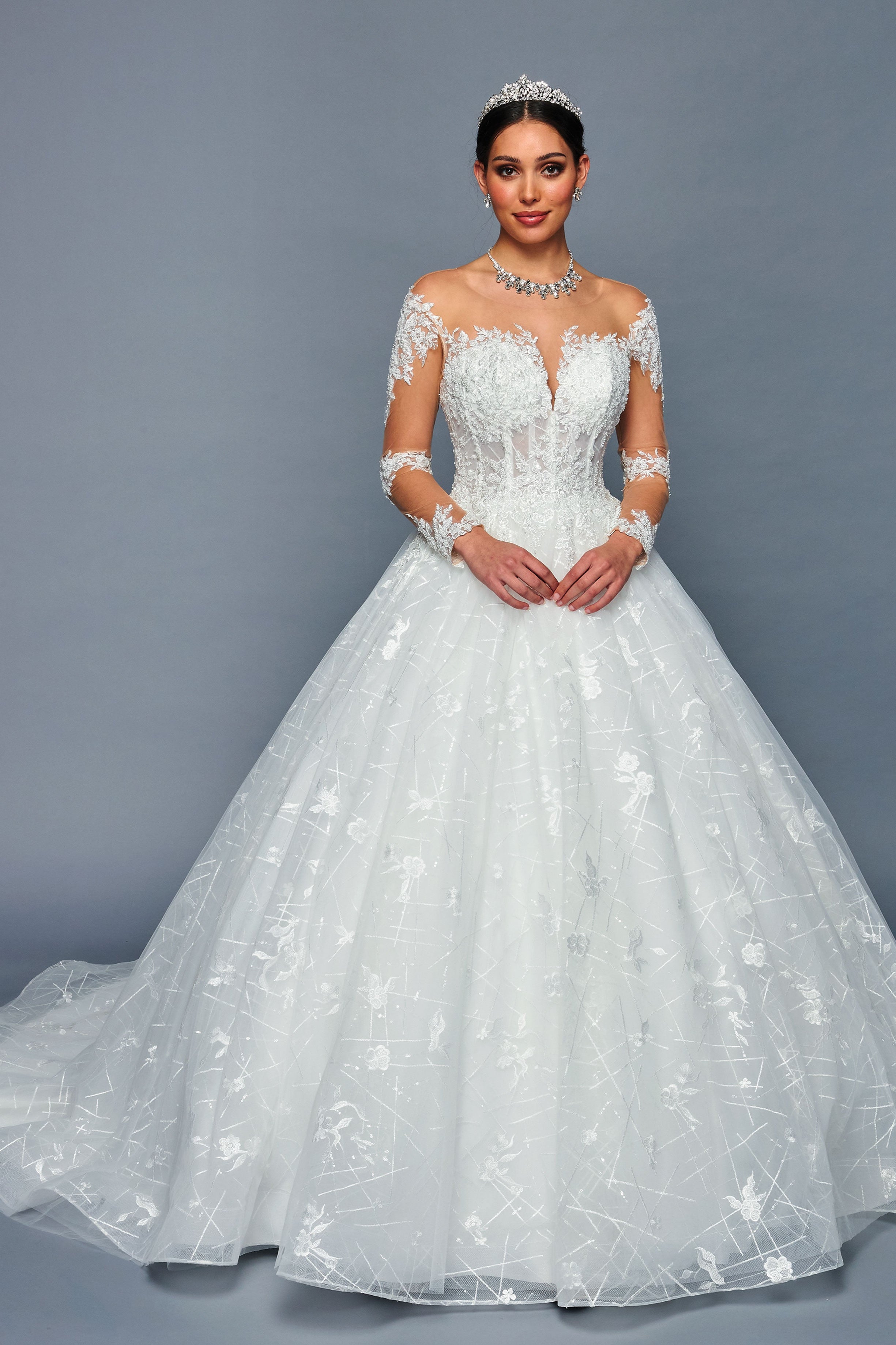 www.snkdress.com DeKlaire Bridal Style 481 wedding gown