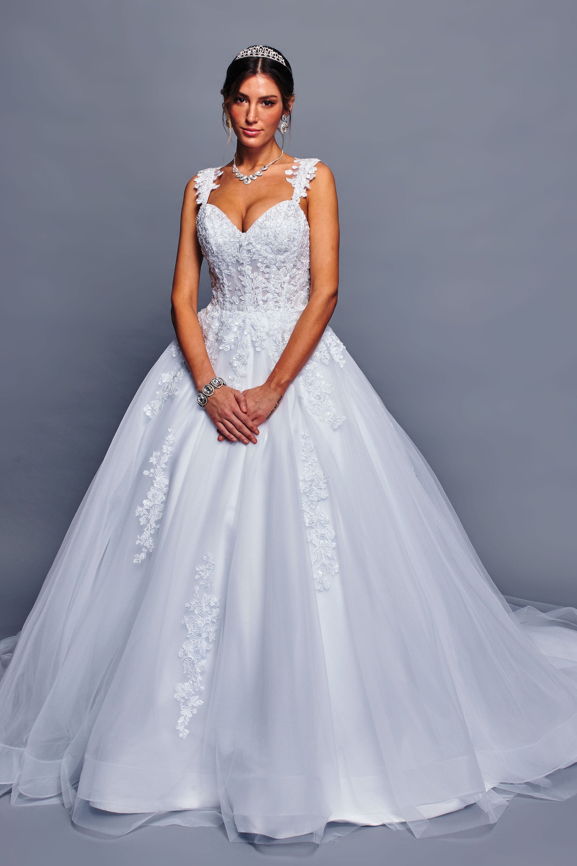 ball gown wedding dress  by Bridal 48234