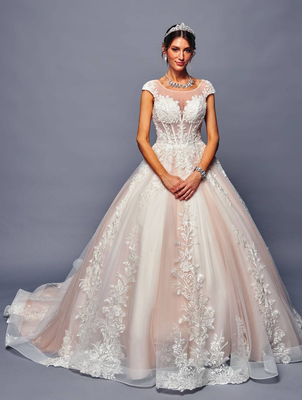 www.snkdress.com DeKlaire Bridal Style 484 wedding gown