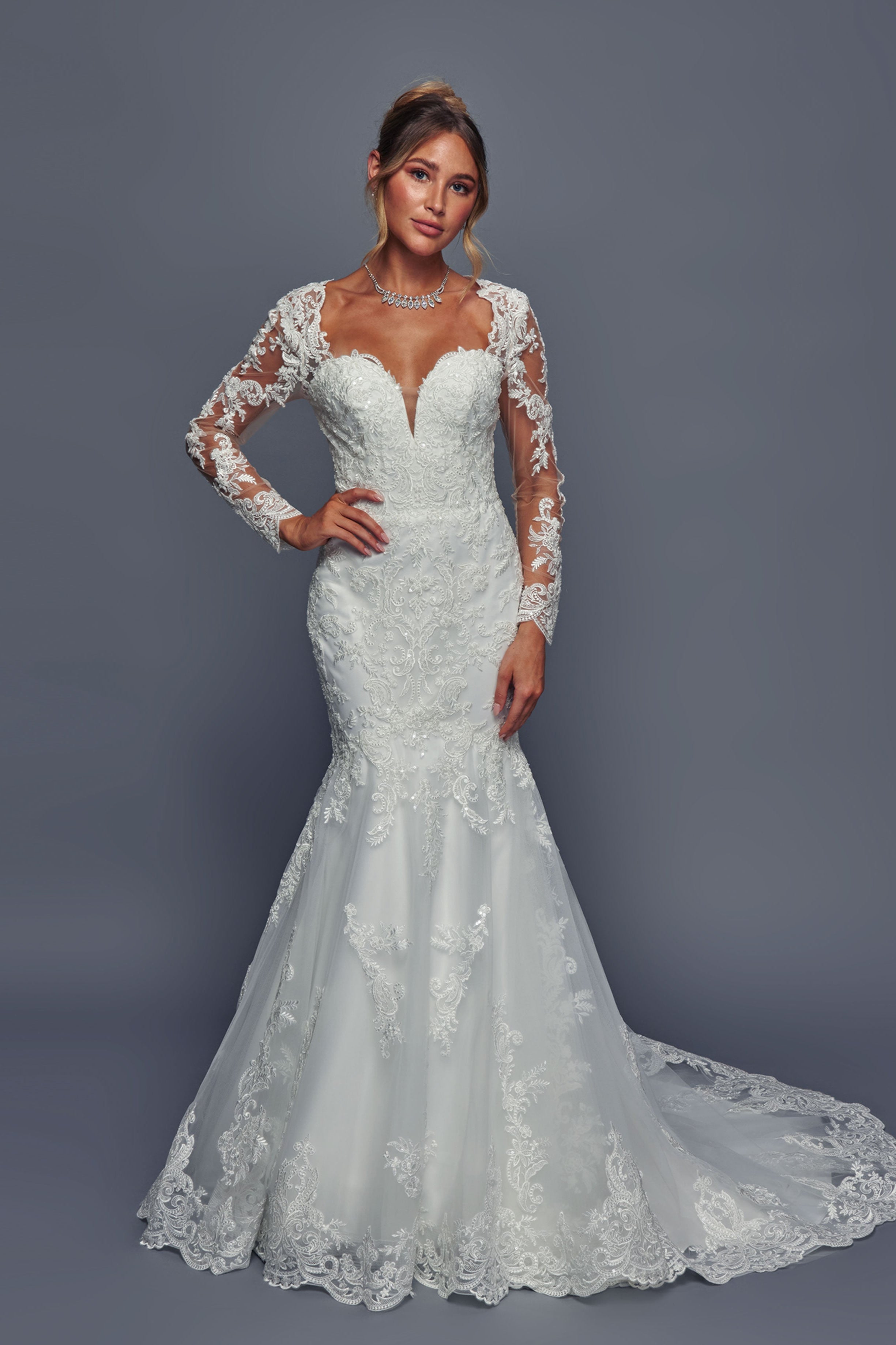 DeKlaire Bridal 491 wedding dress – www.snkdress.com