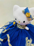Charming Hello Kitty plush doll for quinceañera party, accessible for visually impaired.