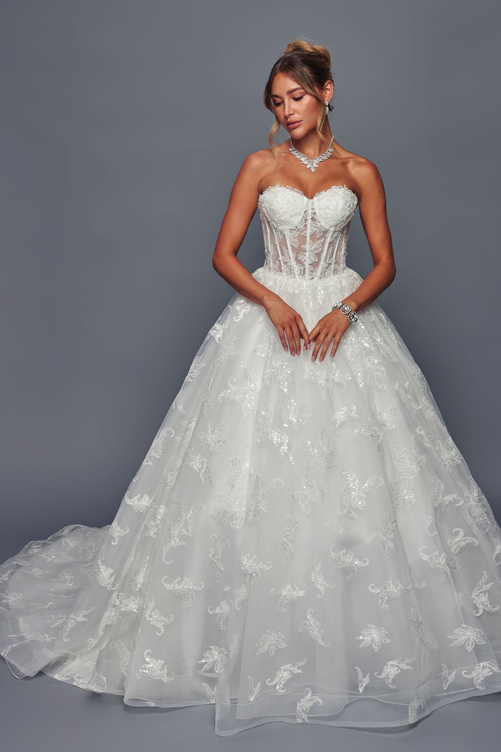 DeKlaire Bridal 494 wedding dress – www.snkdress.com
