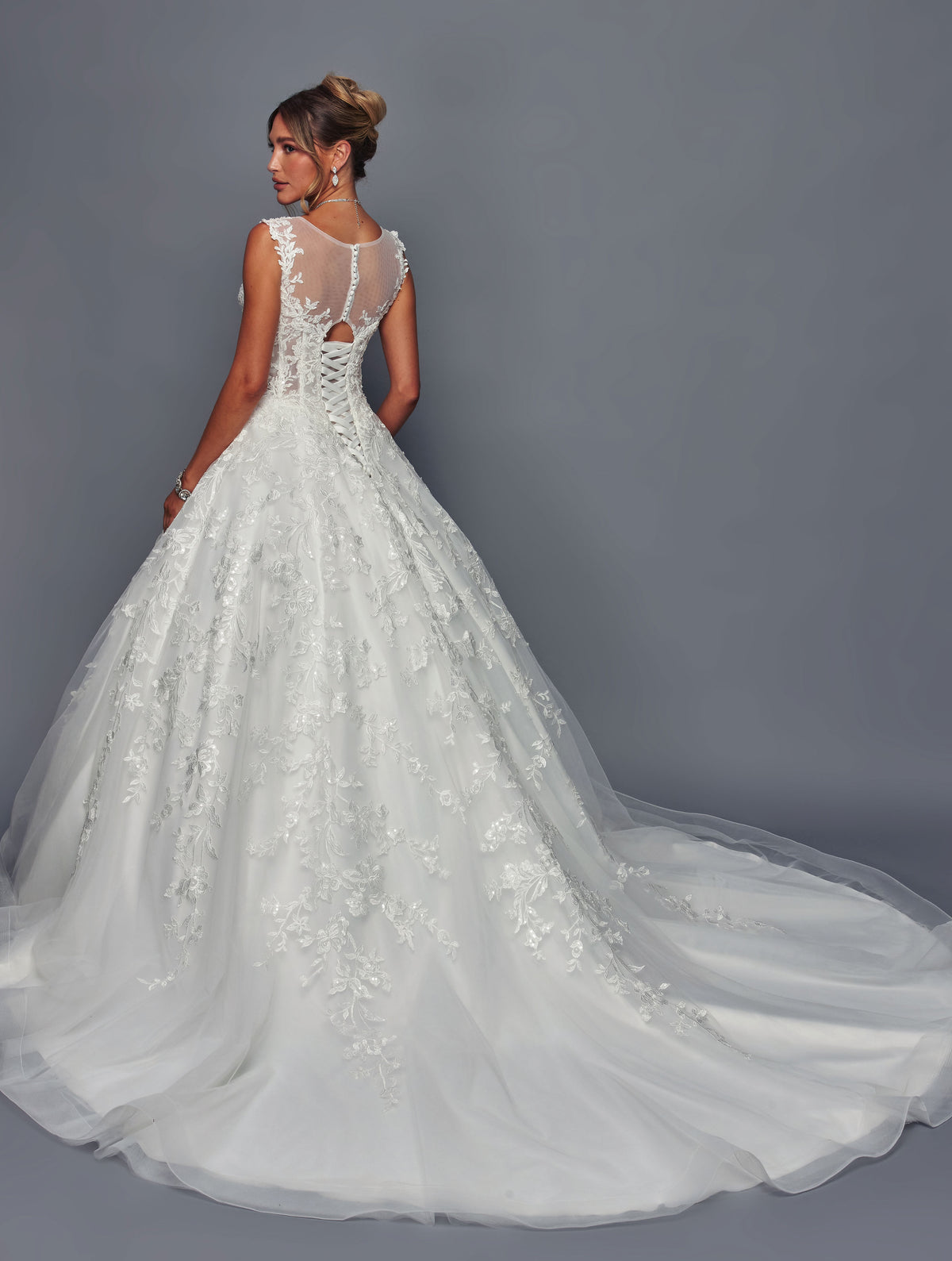 Wide Wedding Gown by Bridal 49774