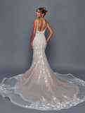 Spagetti Wedding Gown by Bridal 49871