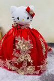 Hello Kitty Quincenera Doll Red ,snkdress,wwwsnkdress.com
