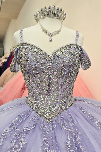 Platinum Sweetheart Quinceañera Gown  by Bella Princess Couture PQ1077