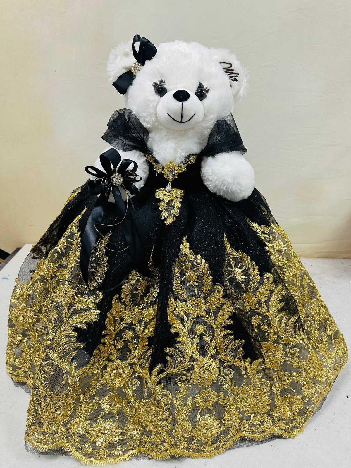 Teddy bear Quincenera Doll 150