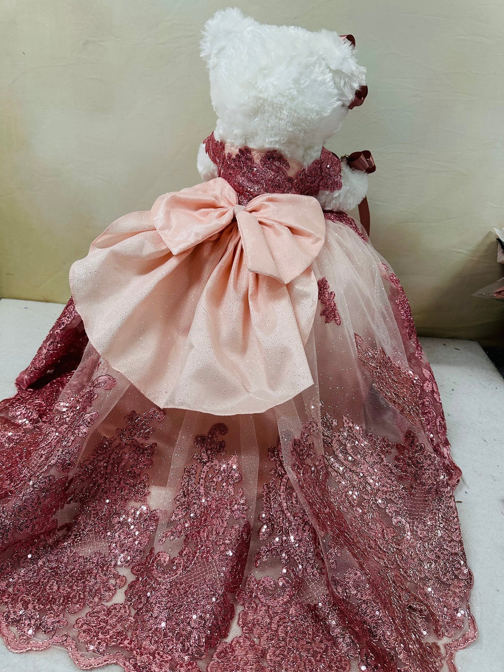 Teddy bear Quincenera Doll 148