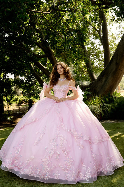 Quince Gown with Detachable Bow and Sleeves by Bella Princess PQ1085