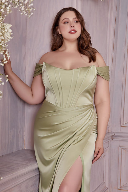 Plus Size Gown by Ladivine 7484C