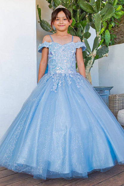 Girl Off Shoulder Mini Quince by Cinderella Couture 8062