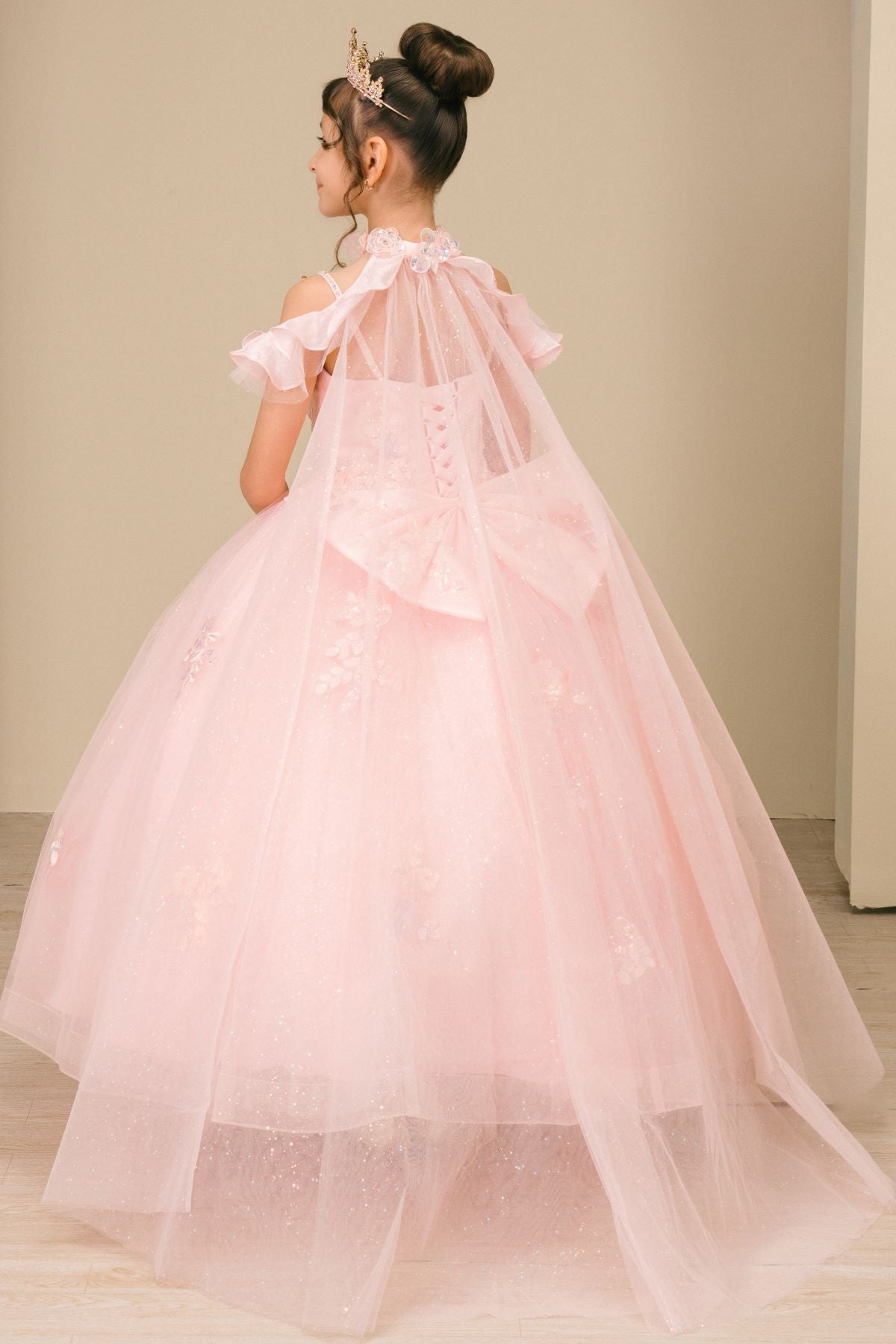 Butterfly Ball Gown by Cinderella Couture 8585 Pink | www.snkdress.com