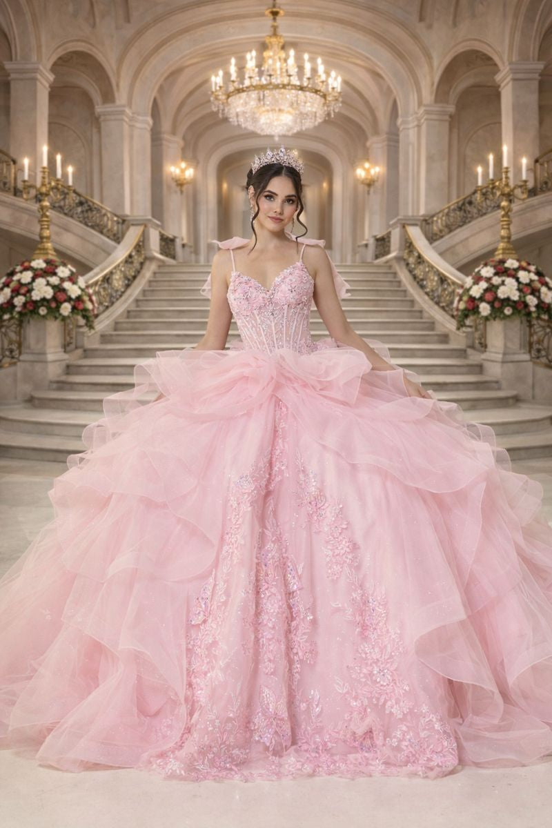 Quinceanera ball gown by Dancing Queen style 5132 | www.snkdress.com