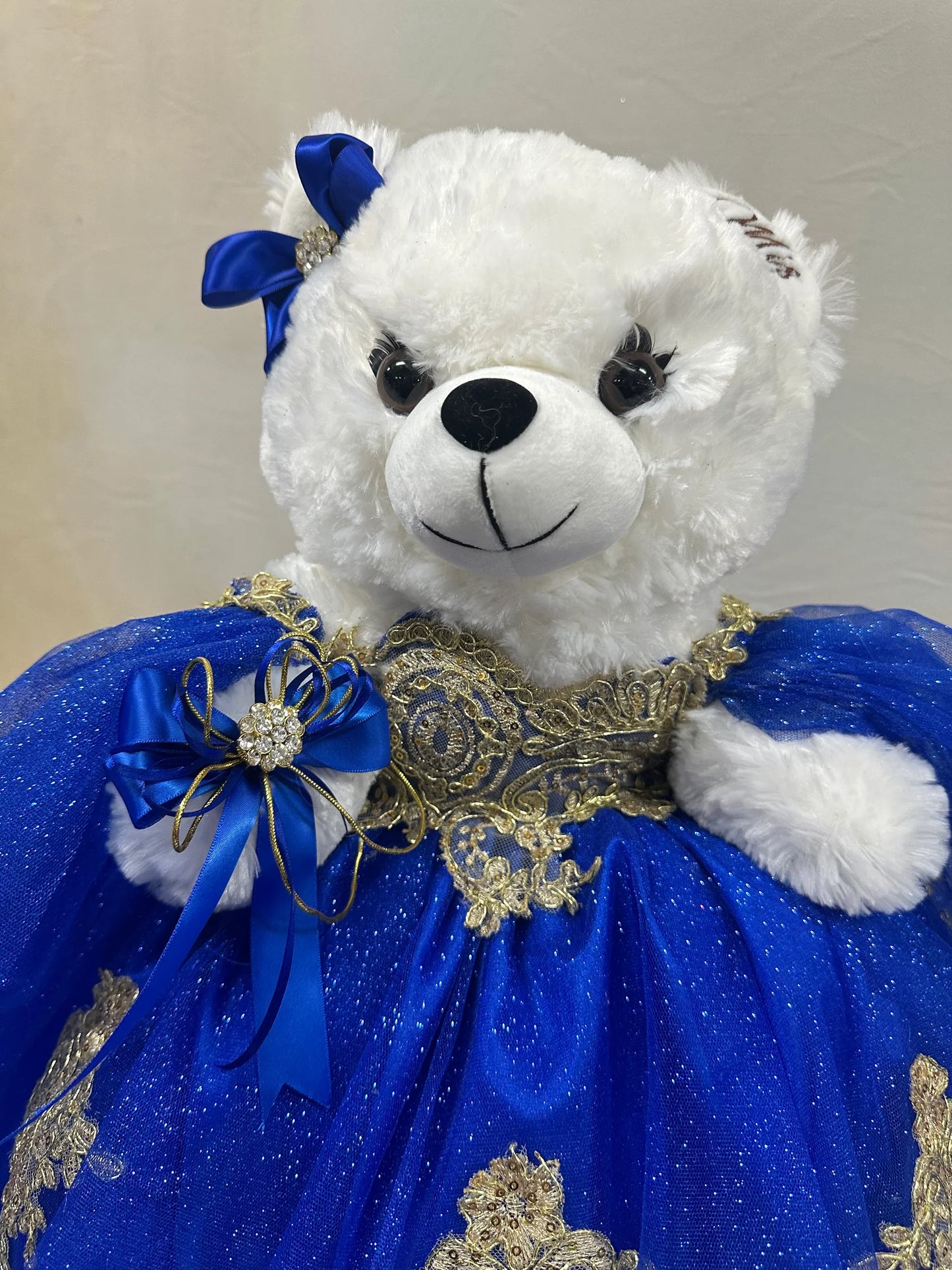 Teddy bear Quincenera Doll 140