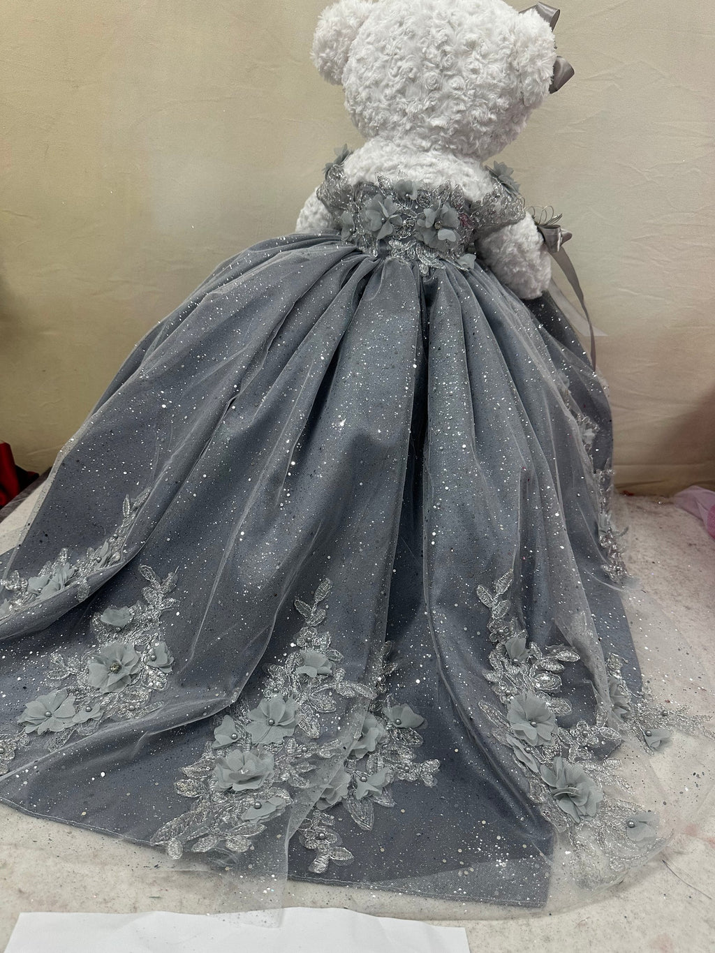 Teddy bear Quincenera Doll 12