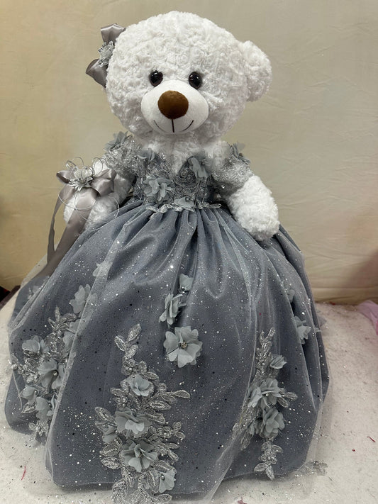 Teddy bear Quincenera Doll 12