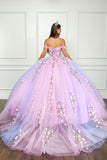 Gold Sequin Quinceañera Ball Gown by Bella Princess Couture PQ1066