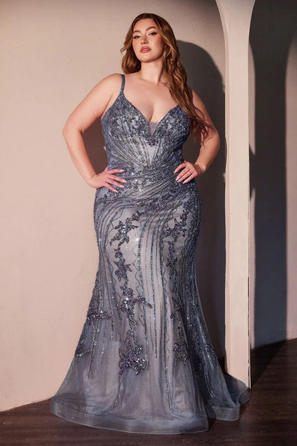 Plus Size Gown by Ladivine CC0389C