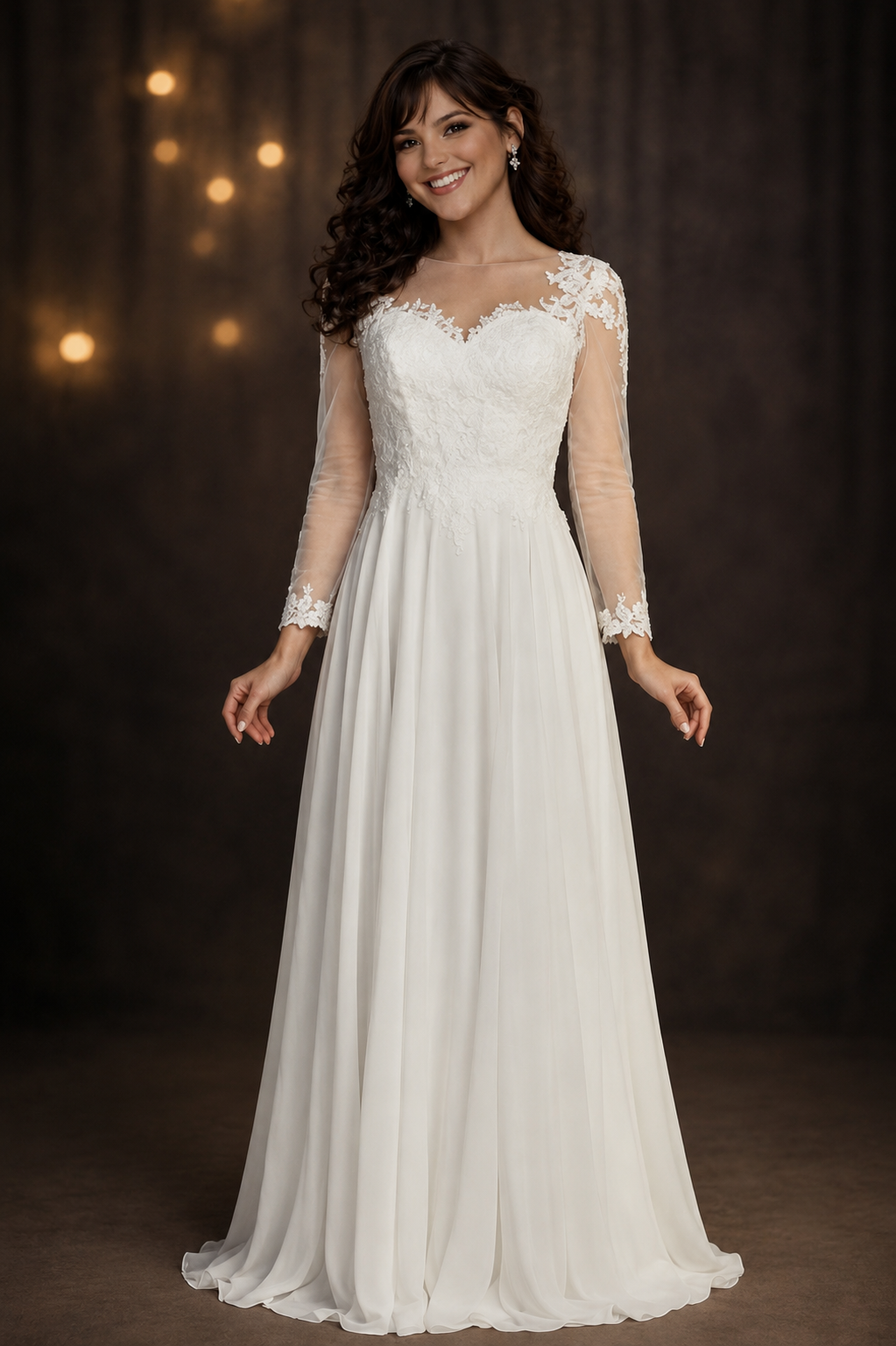 Off White Quince Dress by Lets 800484