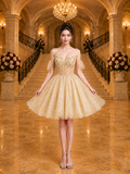Spaghetti Strap Homecoming Dress by DQ 343872