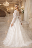 Lace Long Sleeve Wedding Gown by Wedding Collection 7881196L