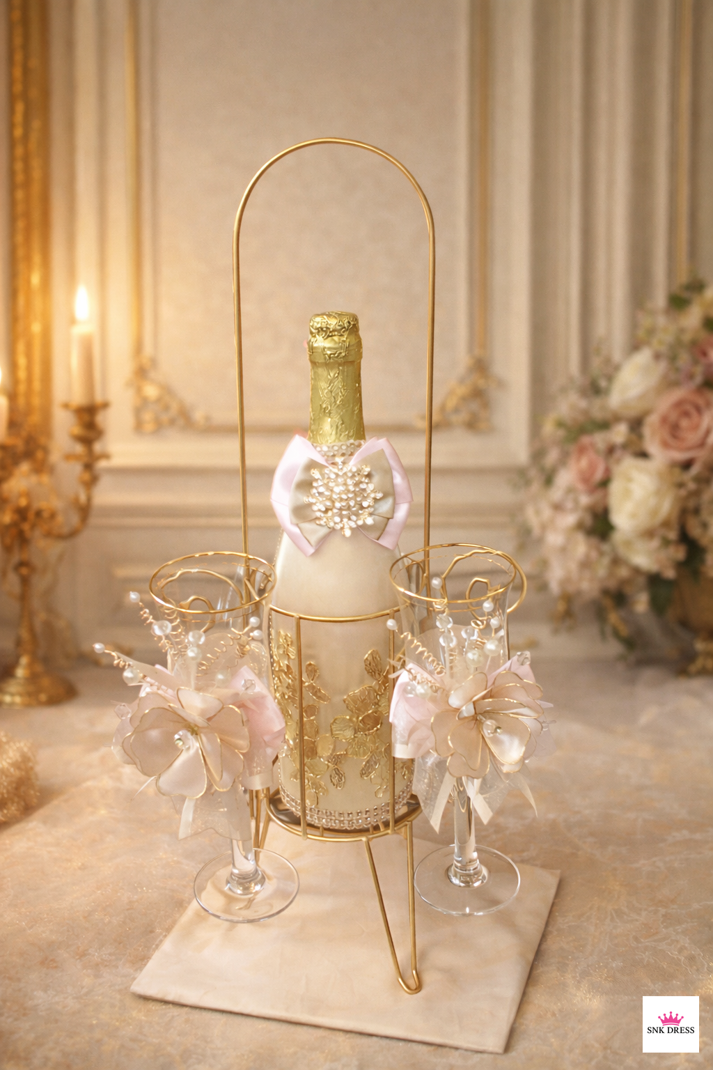 Quinceañera champagne set