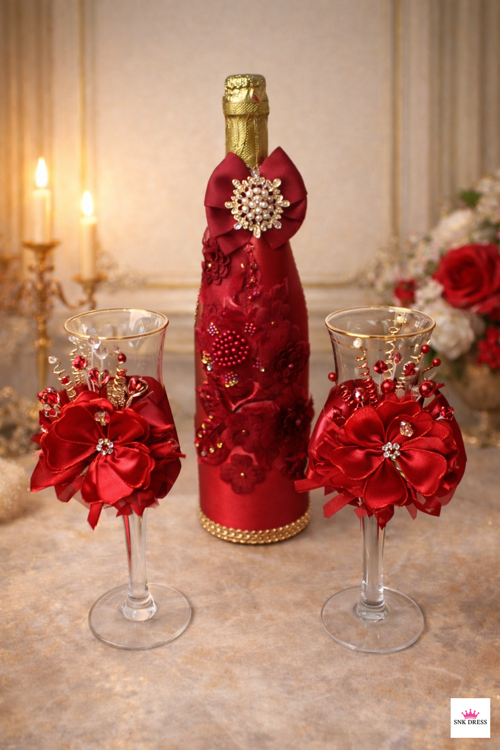 Quinceañera champagne set