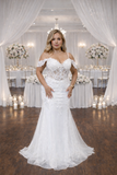 Sparkling Lace Sequin Mermaid Wedding Dress by Joy Collection 4019798W