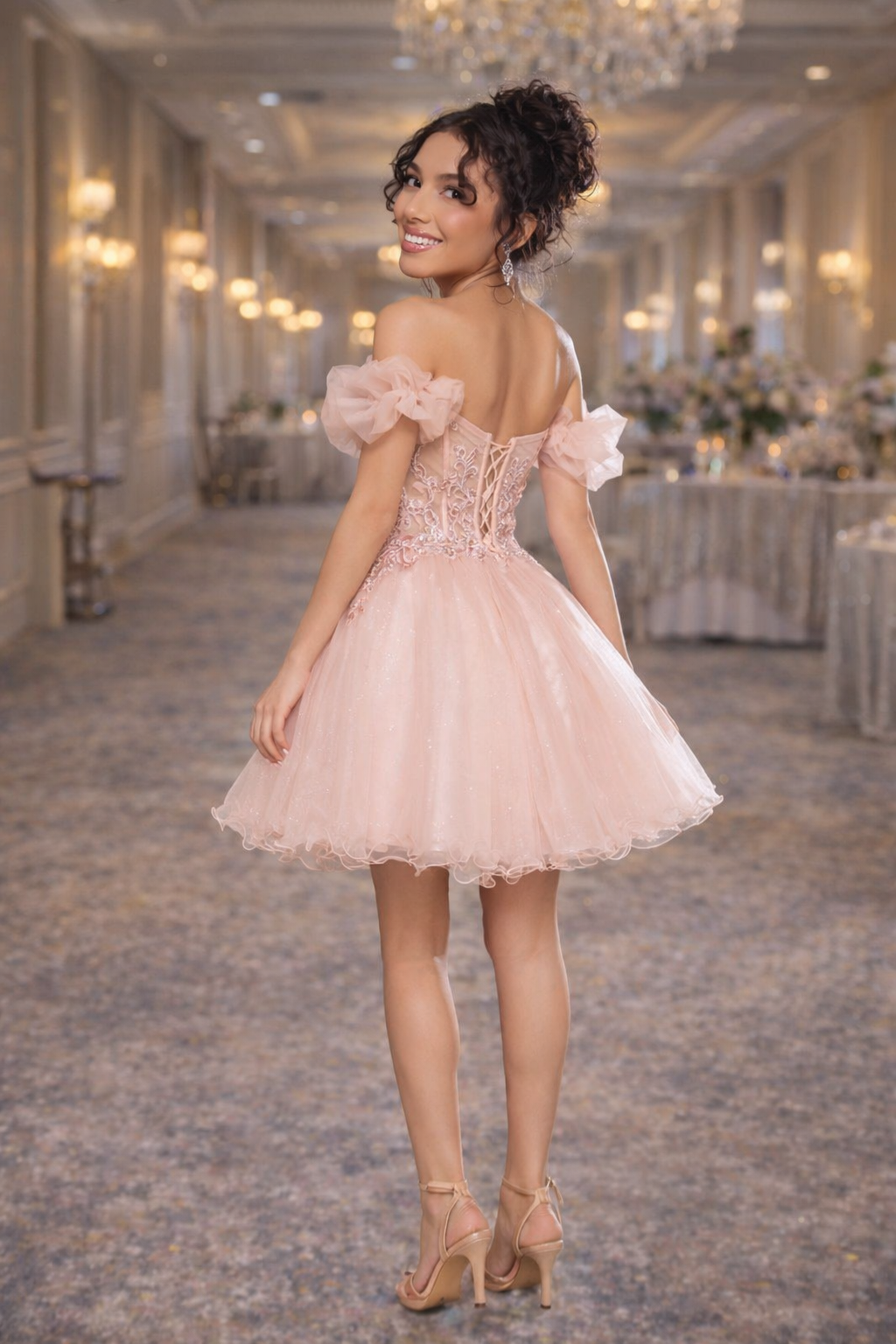 Corset Short Dress by Royal Collection Lp216458