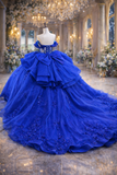 Off-Shoulder Corset Quinceañera Gown by SNKDRESS CC3132372