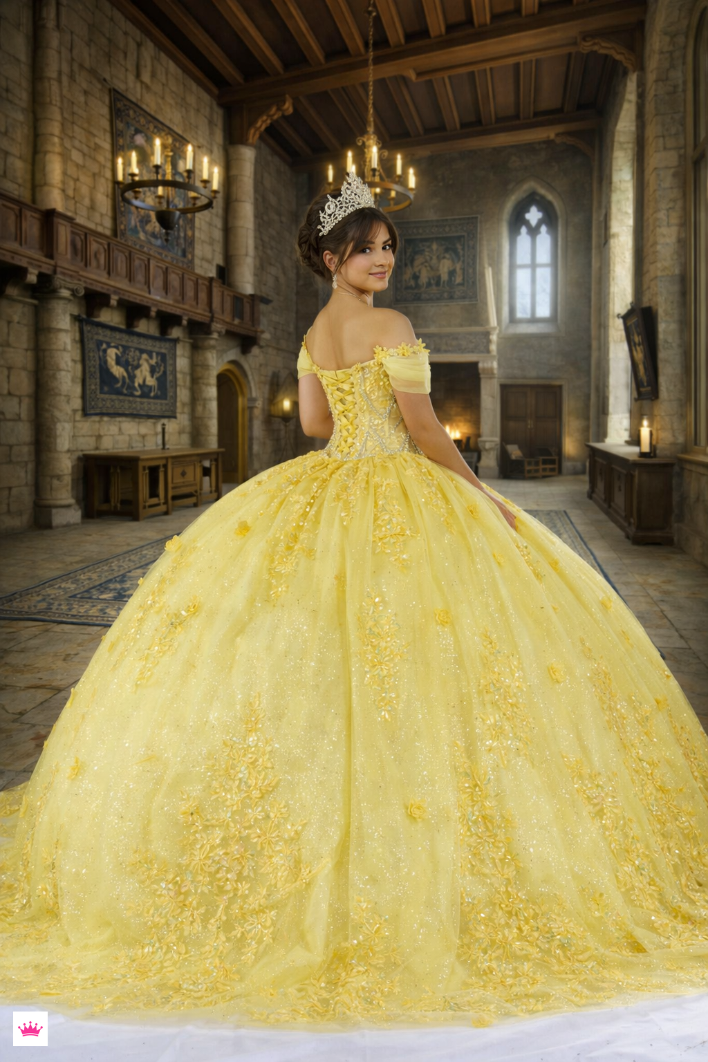 Sweetheart Corset Quinceañera Gown by Calla Collection USA Scl-30042401