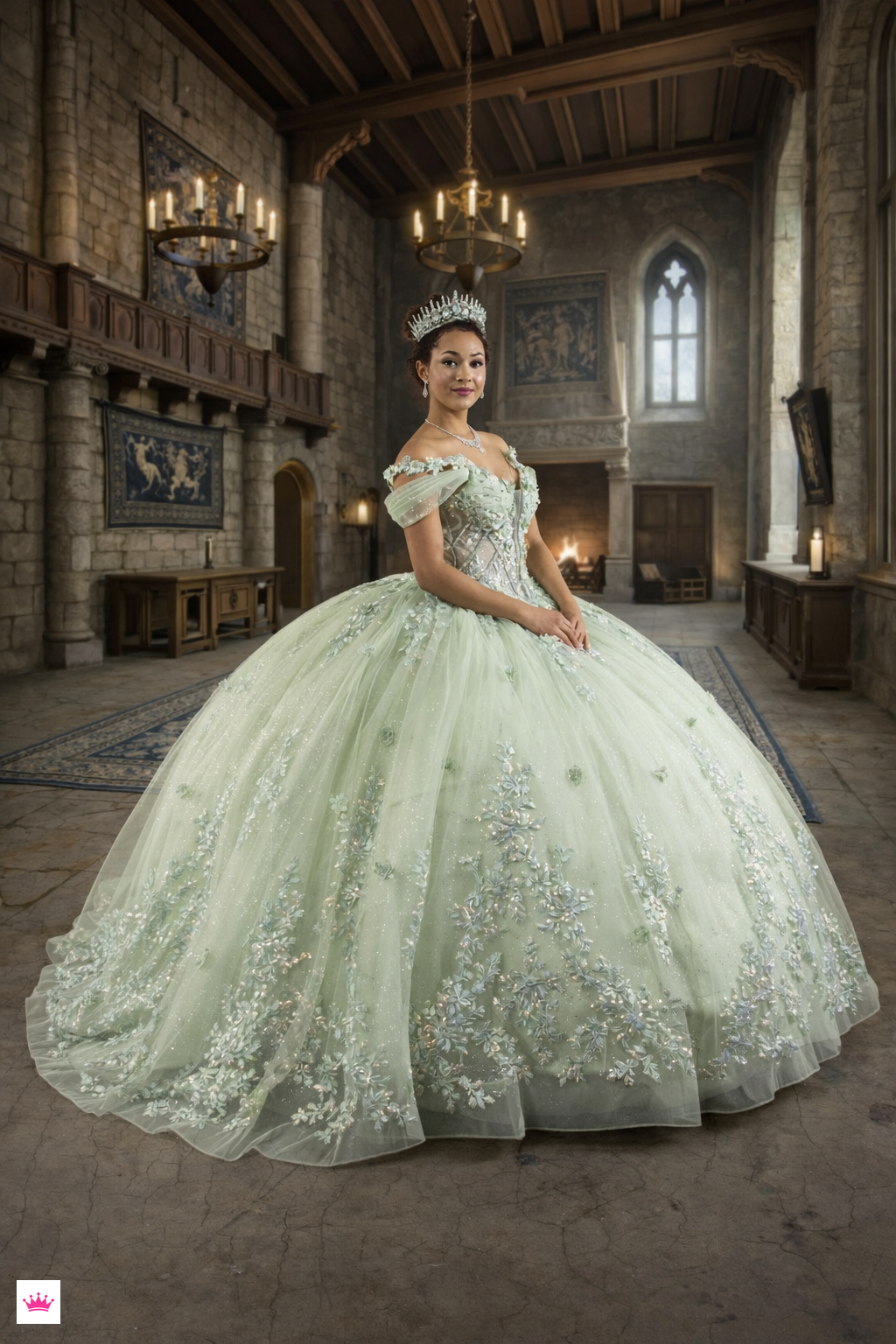 Sweetheart Corset Quinceañera Gown by Calla Collection USA Scl-30042401