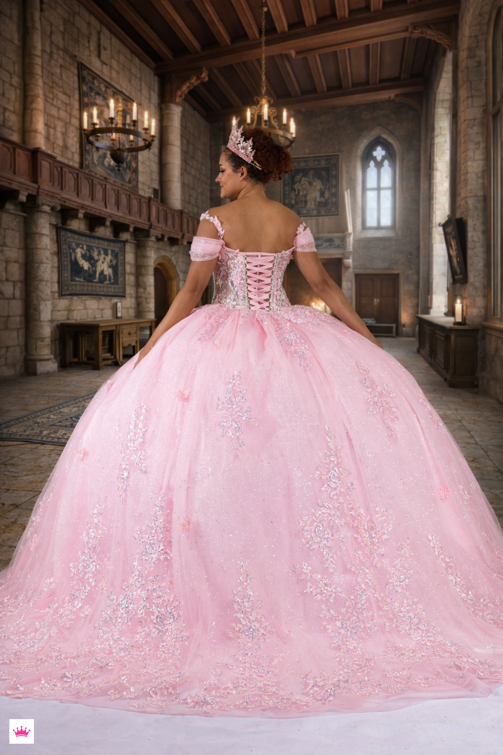 Sweetheart Corset Quinceañera Gown by Calla Collection USA Scl-30042401