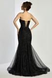 Fitted Corset Back Evening Gown by Ad US 327898