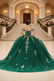 Off-Shoulder  Quinceanera Ball Gown by Queen Collection 5060421