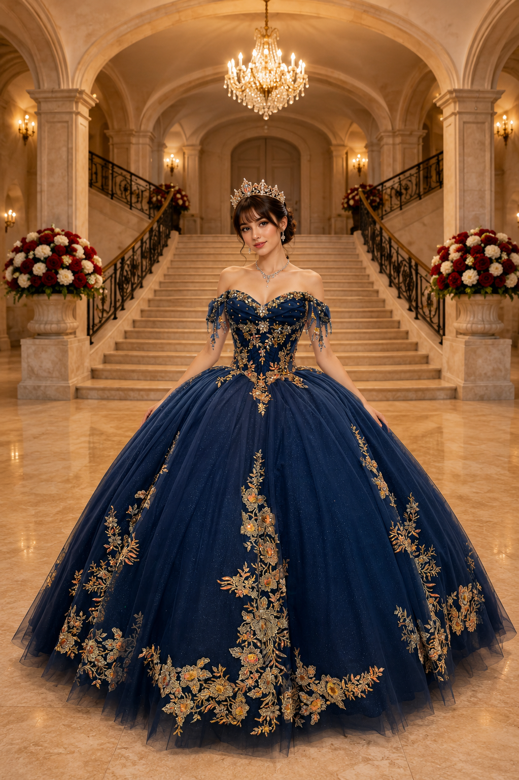 Off-Shoulder Quince Ball Gown by Couture PQ1108367