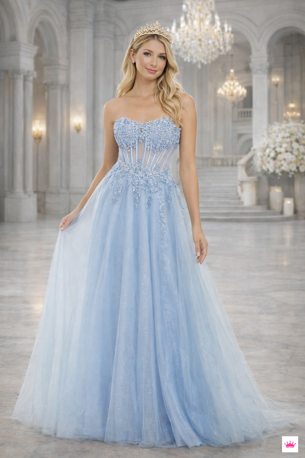 Semi-forma Gown by Couture 907878