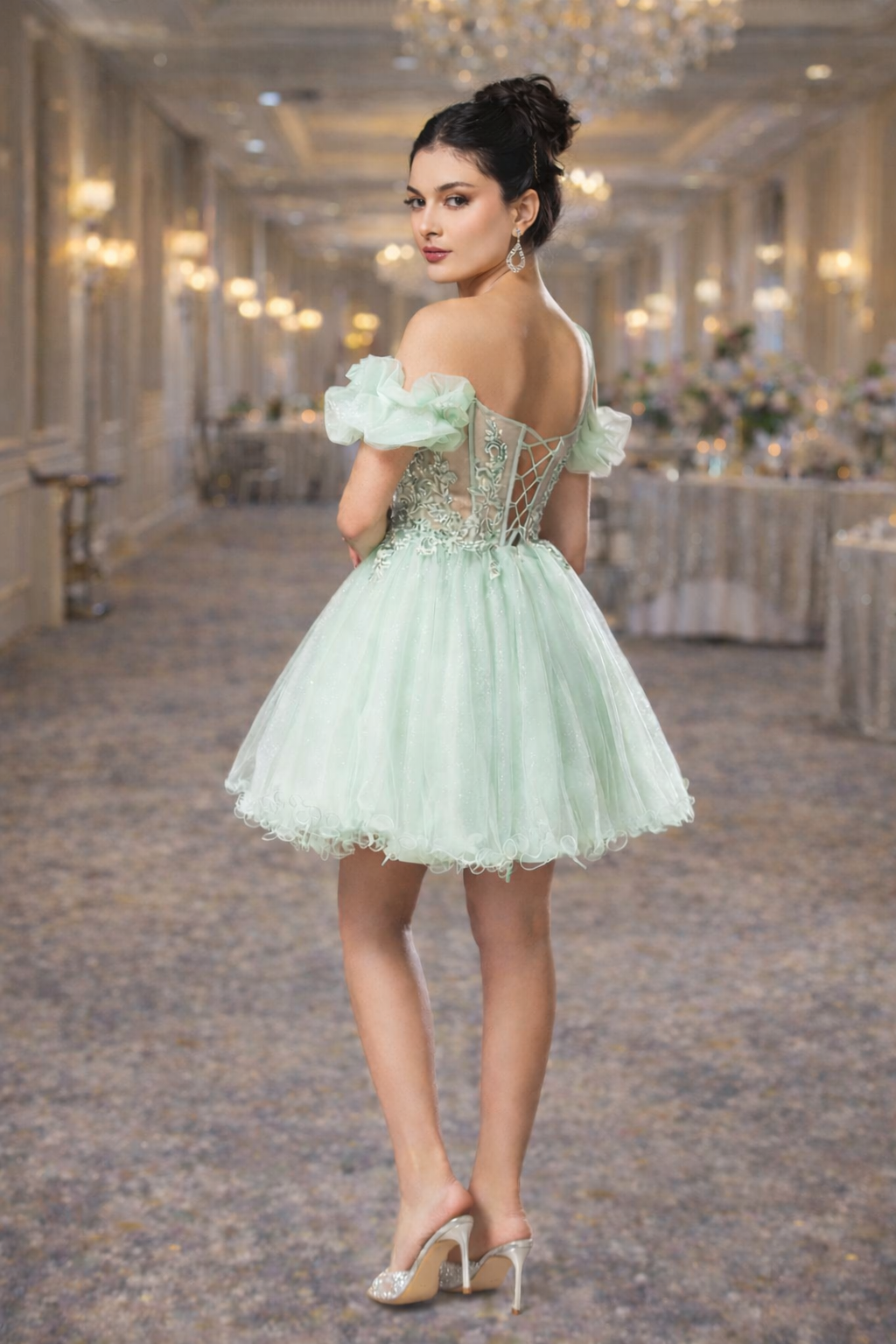 Corset Short Dress by Royal Collection Lp216458