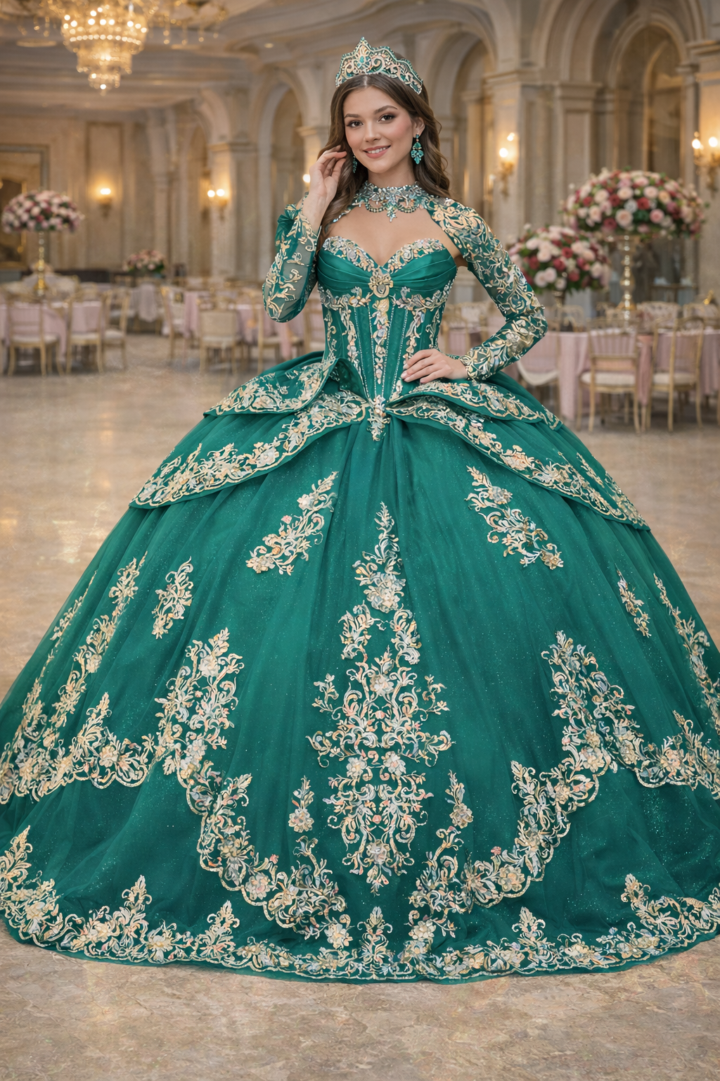 Quinceañera Ball Gown by Elizabeth K GL3800492