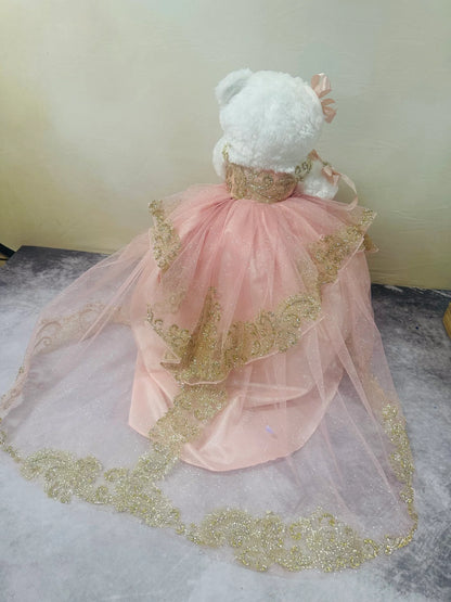 Teddy bear Quincenera Doll 114