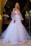 Off White bridal gown by GLS Gloria GL3579 www.snkdress.com