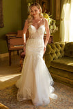 Off White bridal gown by GLS Gloria GL3601 www.snkdress.com