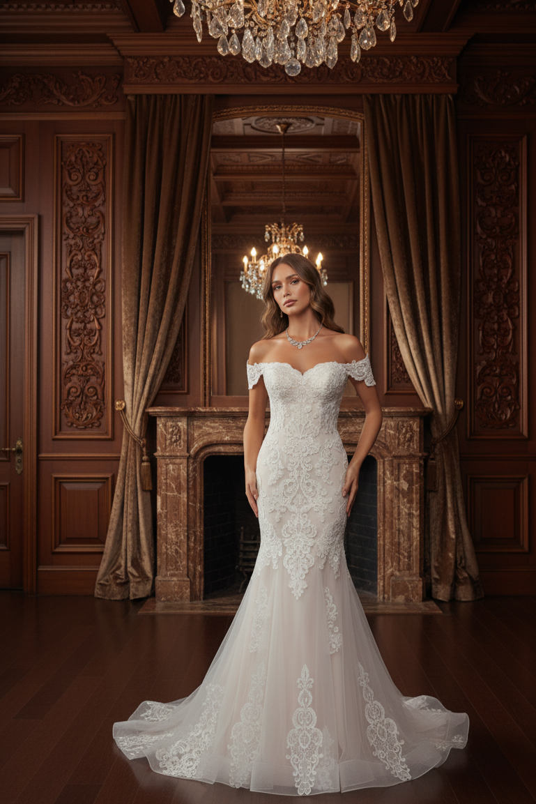 Off Wedding Gown by Bridal 49550