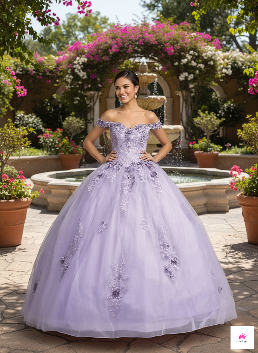 Shimmering Quinceañera Ball Gown by Joy Collection 1028000