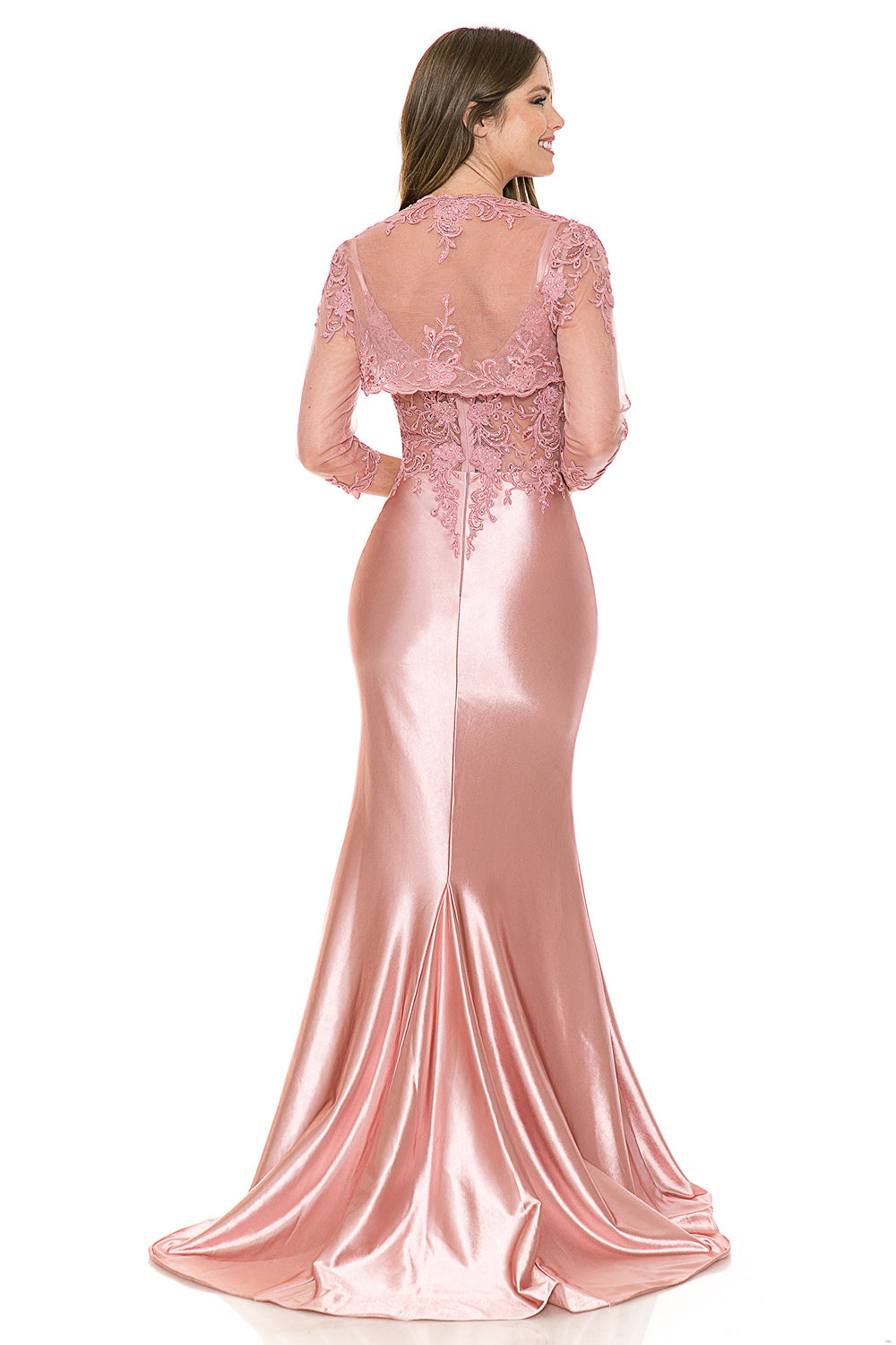 Sweetheart Embroidered Formal Dress with Jacket by Lenovia 8175