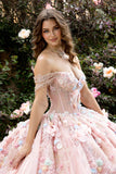 Whimsical Floral Glow Ball Gown by Petite Adele PQ109663